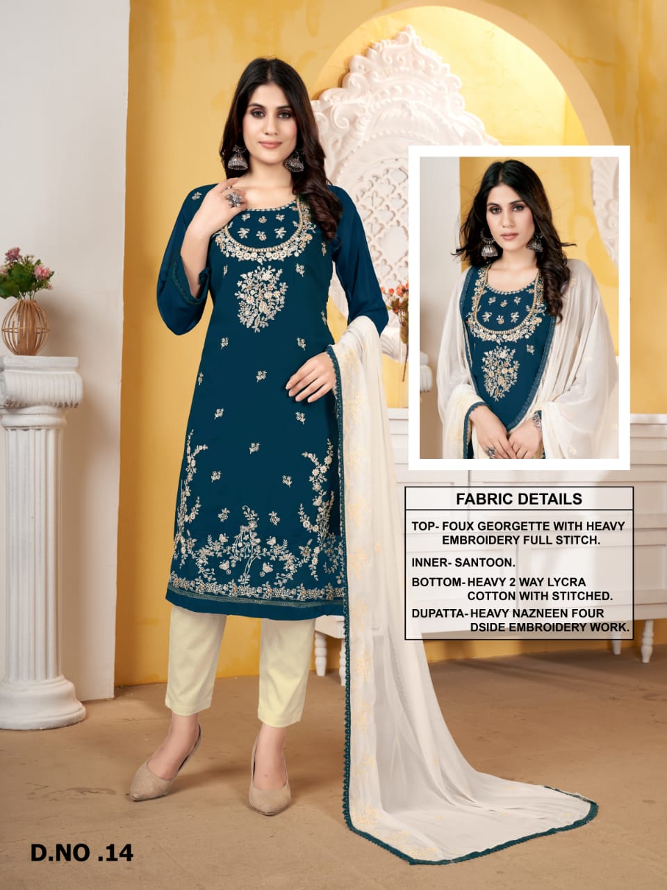 Aarsh 014 Exclusive Designer Wear Wholesale Readymade Georgette Suits